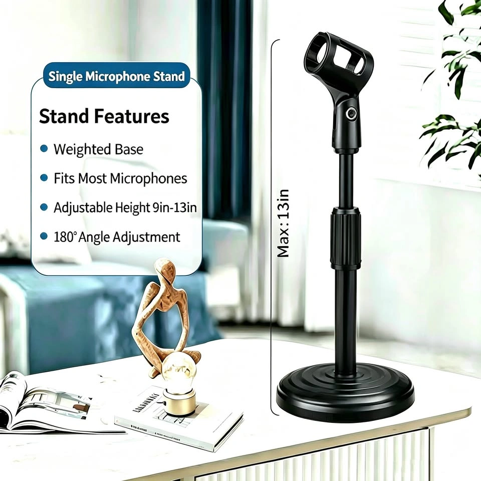 Desktop Microphone Stand with Pop‑Filter - photo 5