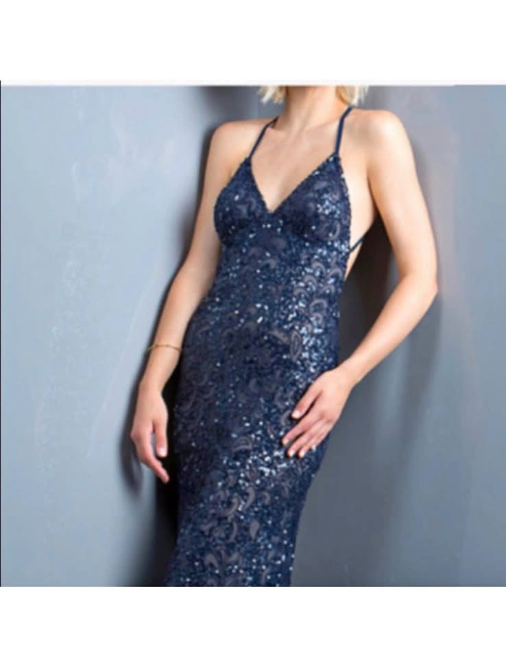 Scala Navy Sequin dress