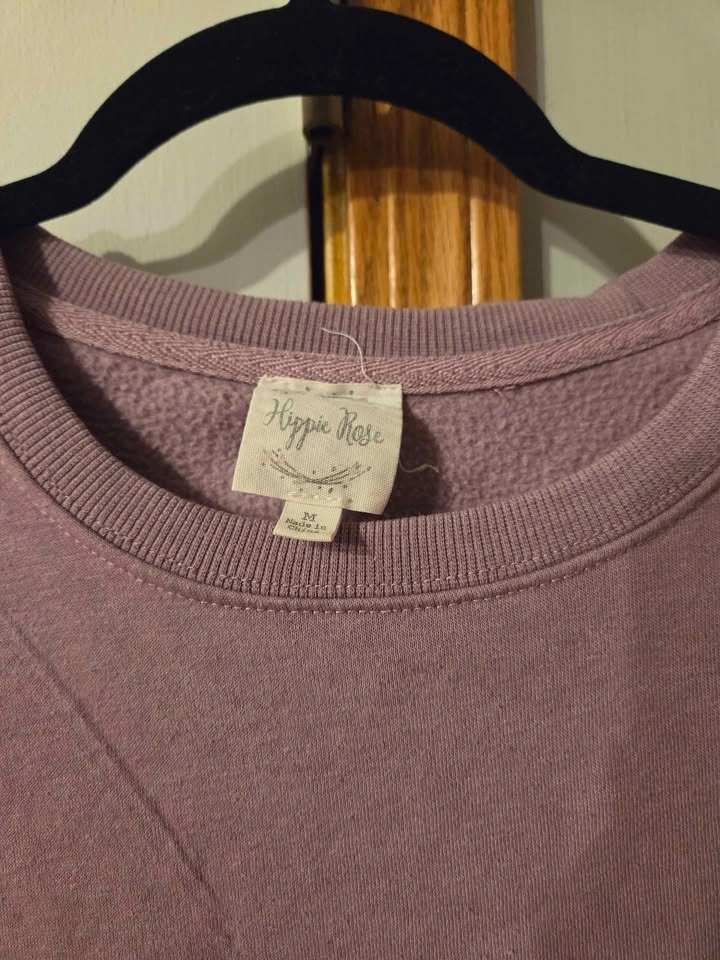 Purple Sweatshirt & Ribbed Bodysuit - photo 2