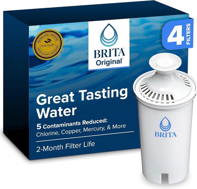 Factory Sealed Brita Standard Water Filter 4 Pack