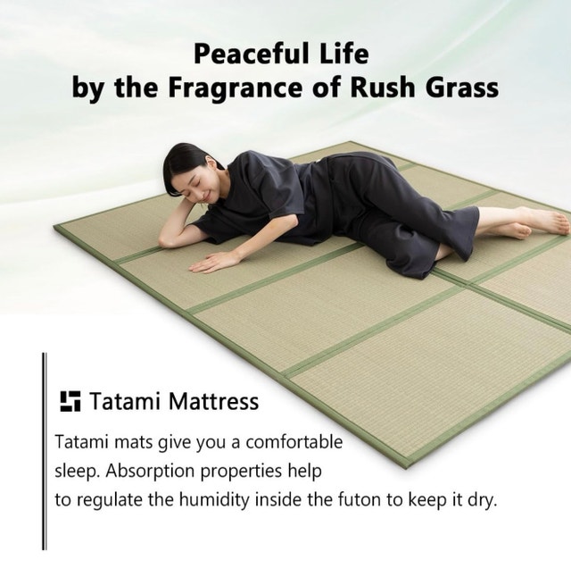 Brand New in Box EMOOR Japanese Tatami Mat w/ Japanese Futon - photo 4