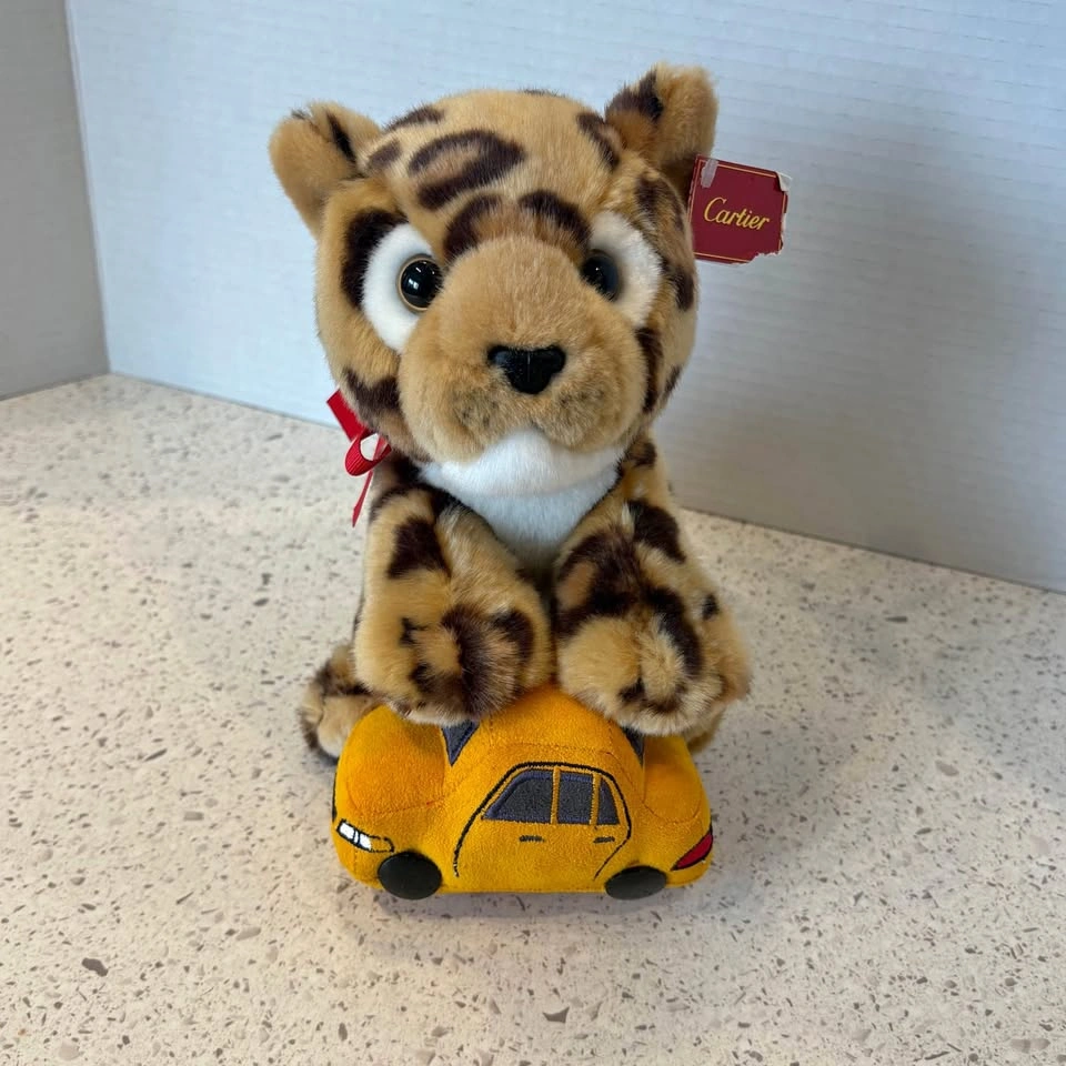 Cartier Leopard With Taxi Plush