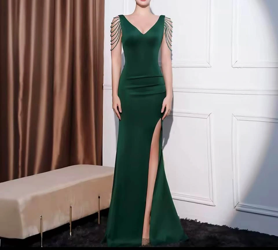 Green Evening Gown - photo 3