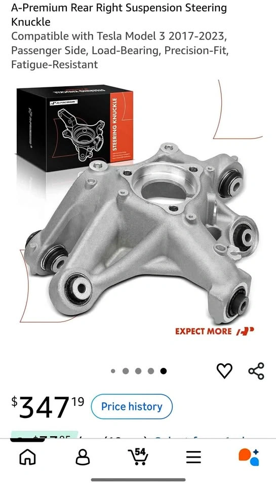 A-Premium Rear Right Suspension Steering Knuckle for Tesla
