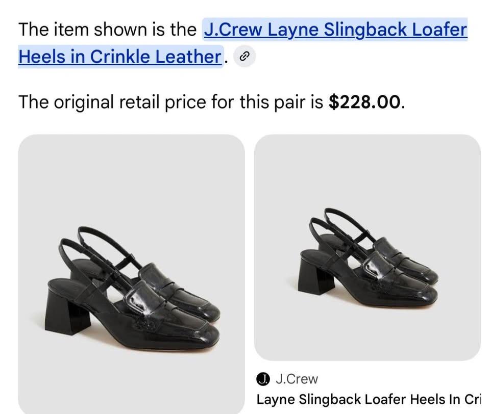 J Crew sling back loafers - photo 3