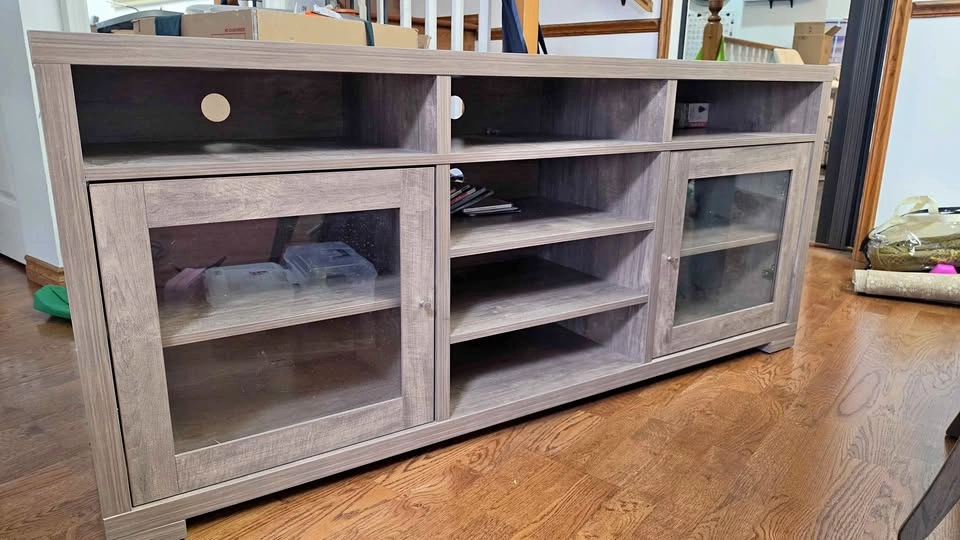 Tv stand from the brick