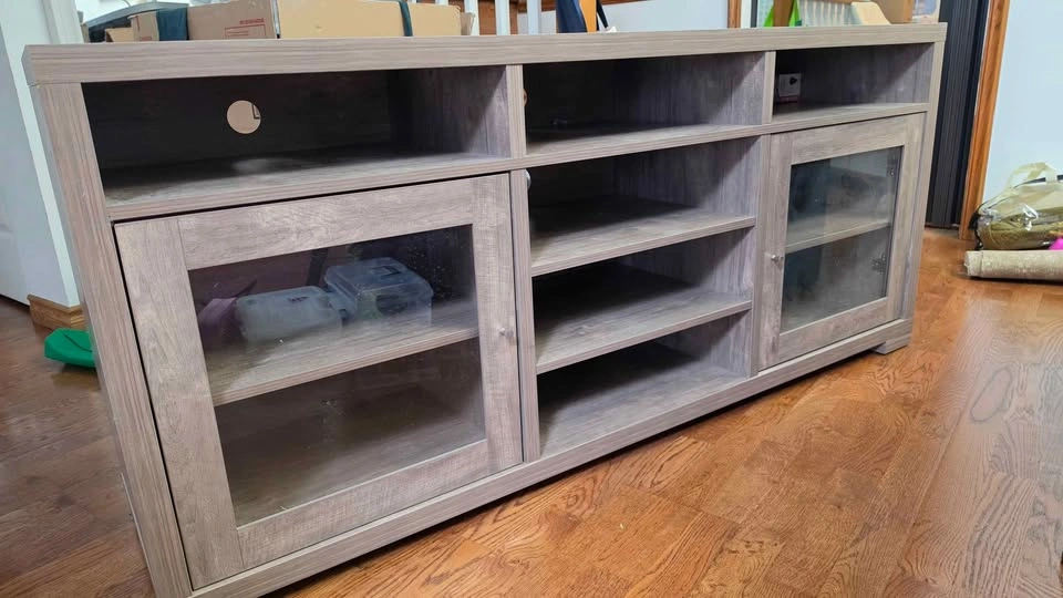 Tv stand from the brick - photo 2