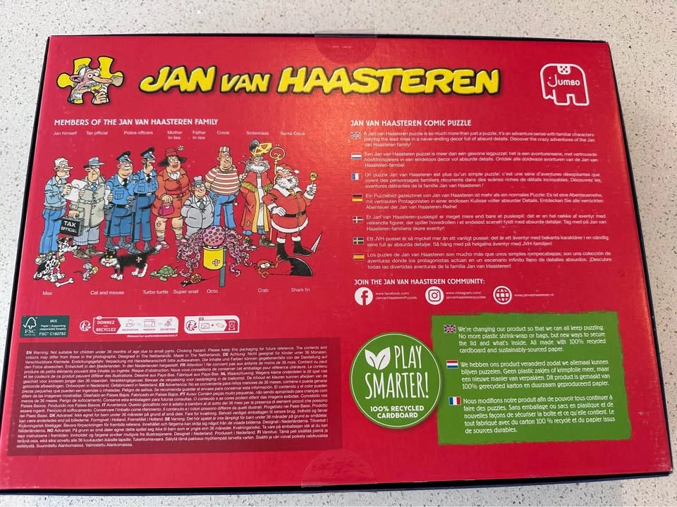 Jan Van Haasteren 1000 piece comic puzzle - photo 2
