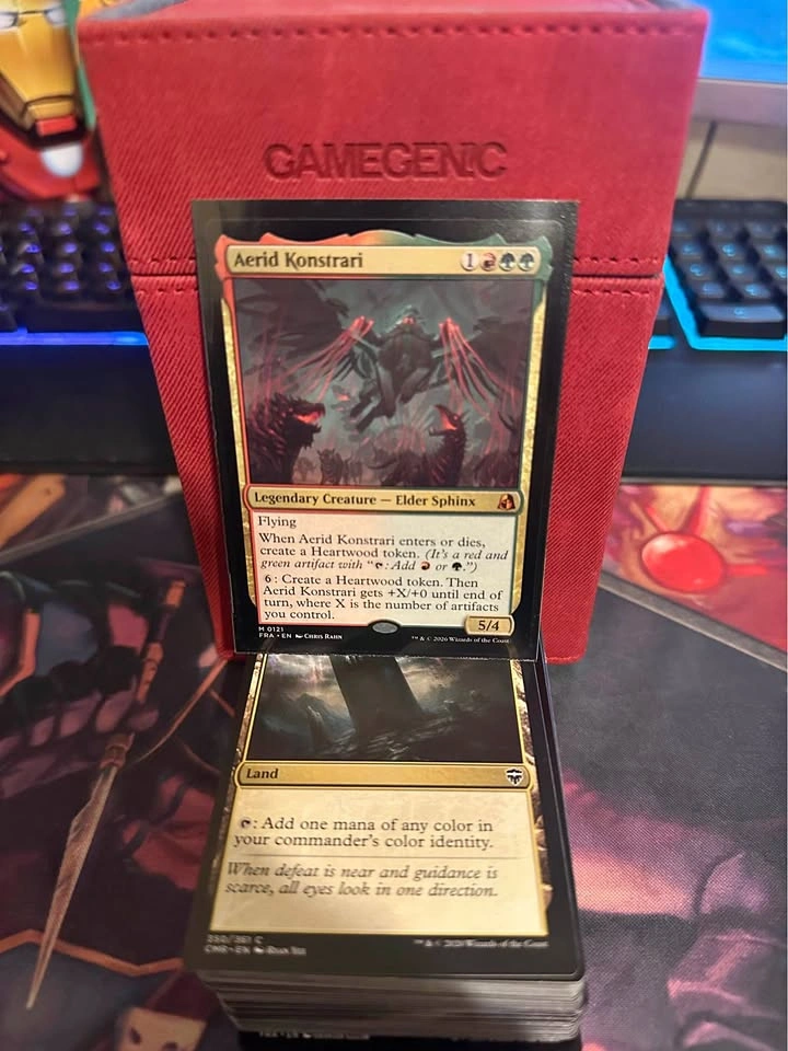 Custom Magic: The Gathering Commander Deck - Aerid Konstrari
