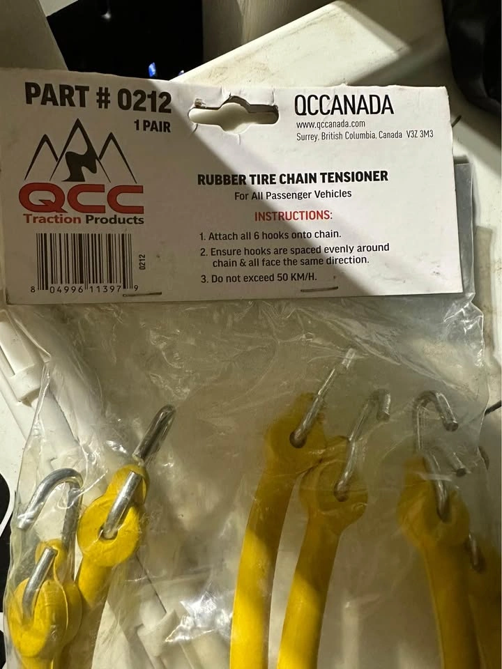 Winter Tire Chains - see pictures for size fitting - photo 4