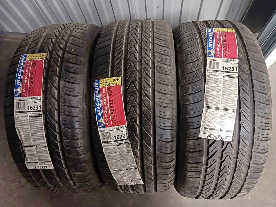 225 50 r16 THREE NEW MICHELIN PILOT EXALTO A/S TIRES thumbnail