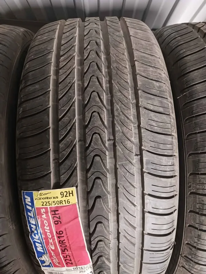 225 50 r16 THREE NEW MICHELIN PILOT EXALTO A/S TIRES image indicator(2)