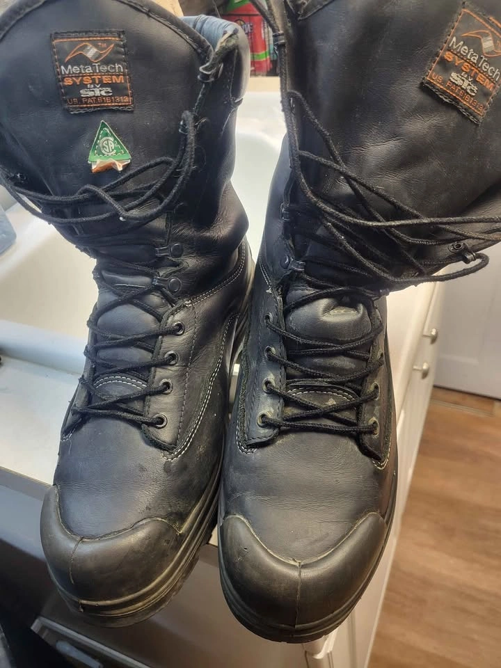 Meta Tech black Workboot Mens size 12