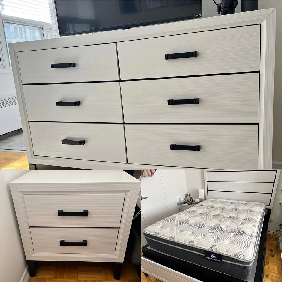 Furniture Bundle: Full Mattress, Queen Bed Frame & More