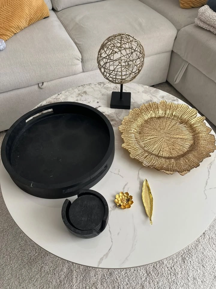 Black & Gold Home Decor & Lighting Bundle – 15 Pieces - photo 3