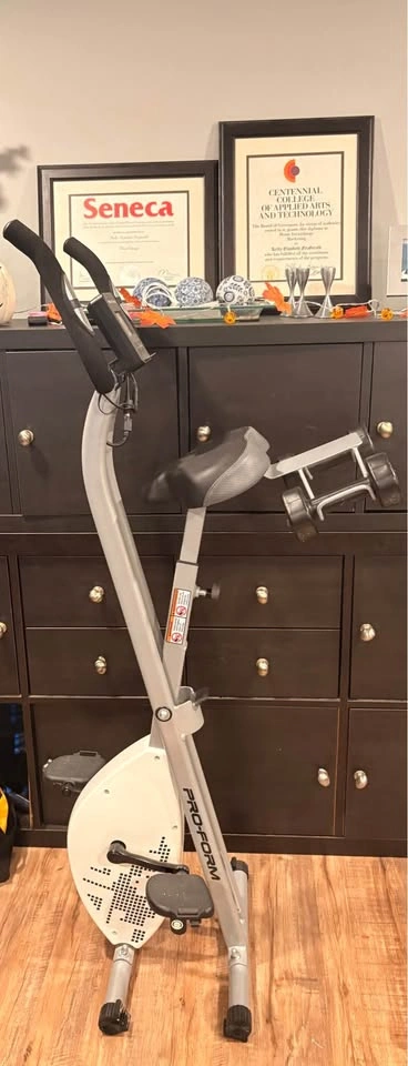 Proform X Bike Folding Exercise Bike with Dumbbells - photo 2