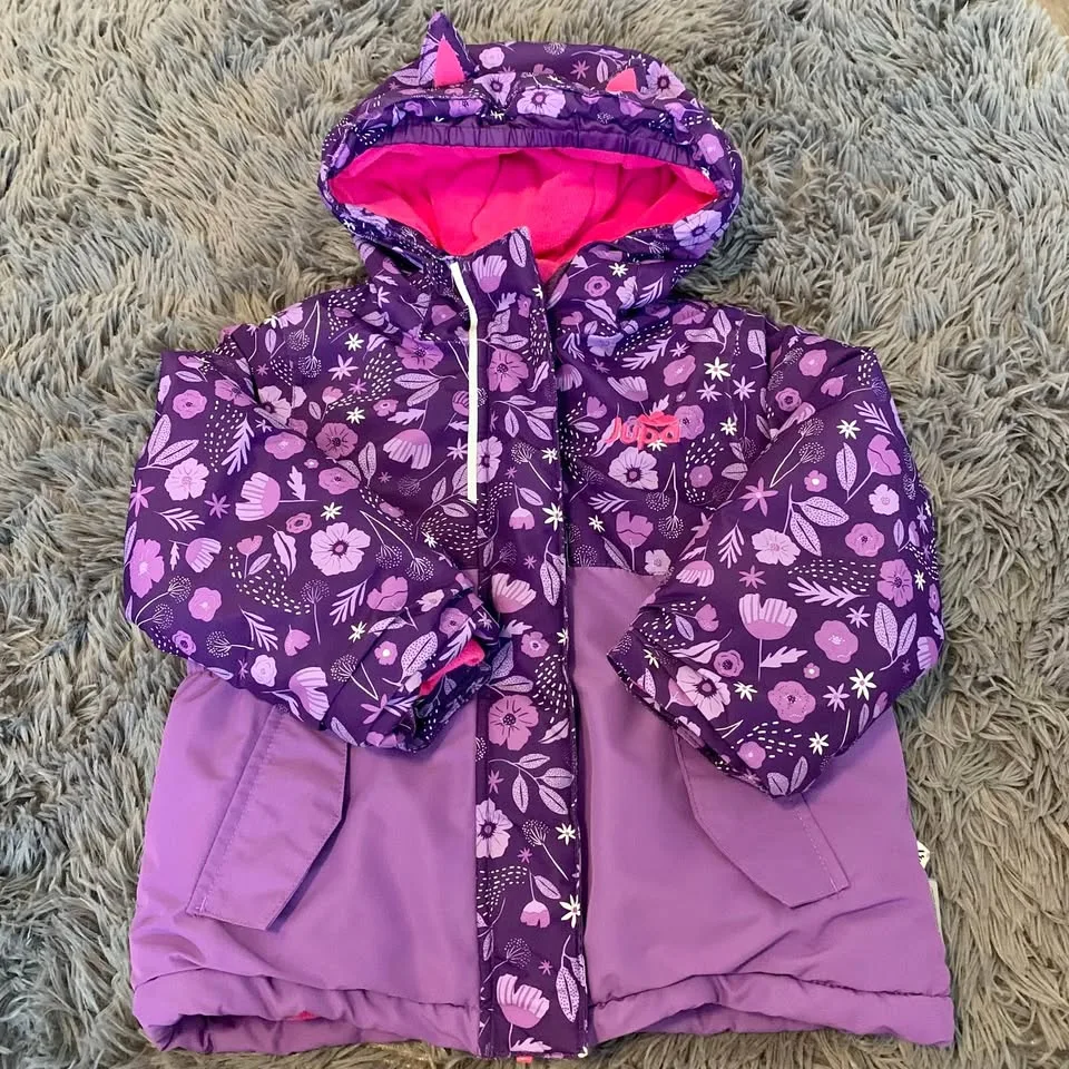 Jupa Kids Girls 3T Winter Hooded Jacket thumbnail