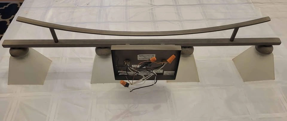Beautiful Brushed Nickel Vanity Light - photo 2