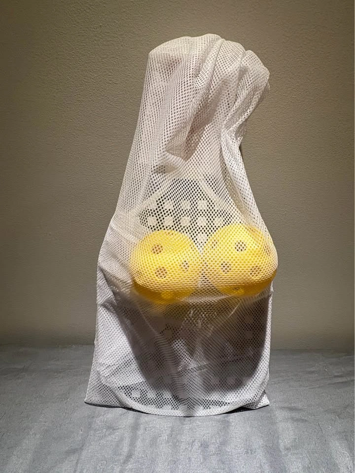 Pickleball Set with 2 Paddles, 2 Balls, and Mesh Bag - photo 3