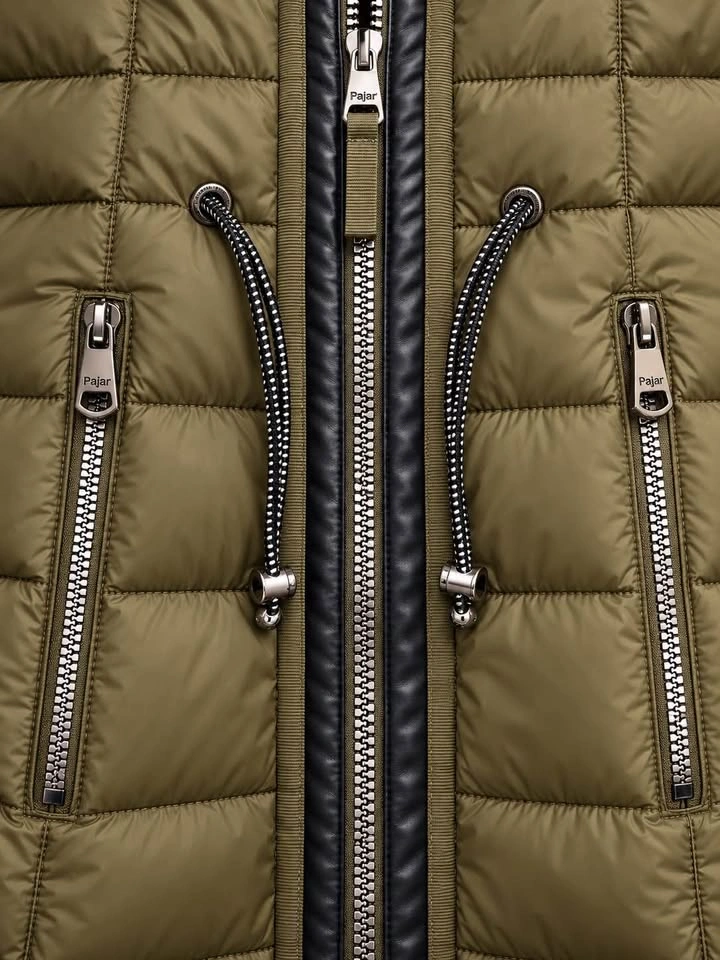 Pajar Oskar Winter Puffer Coat | Olive | Full-Zip Hood| Size Sma - photo 4