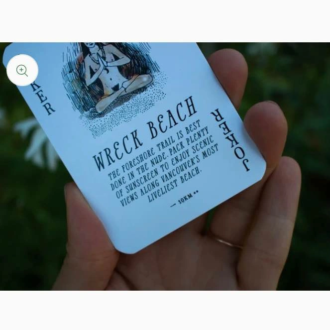 Anja Jane Hand Illustrated Poker Cards - BC Hikes - photo 3