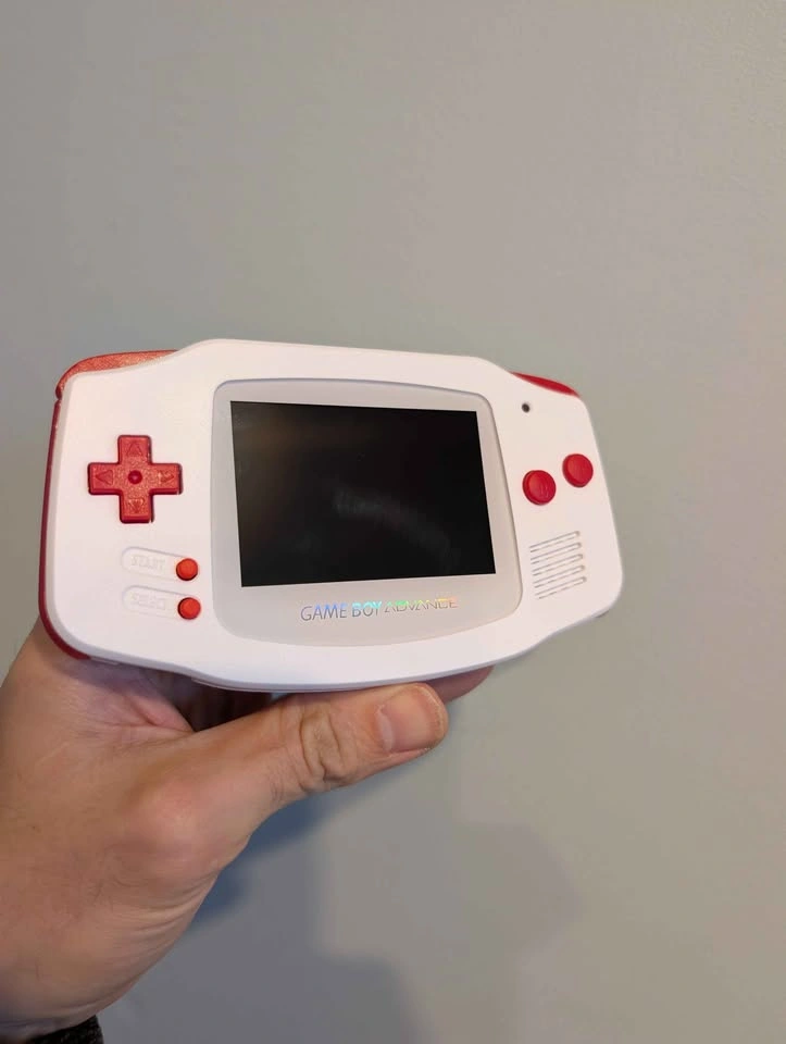 GameBoy Advance - Backlit - White and Red - photo 2