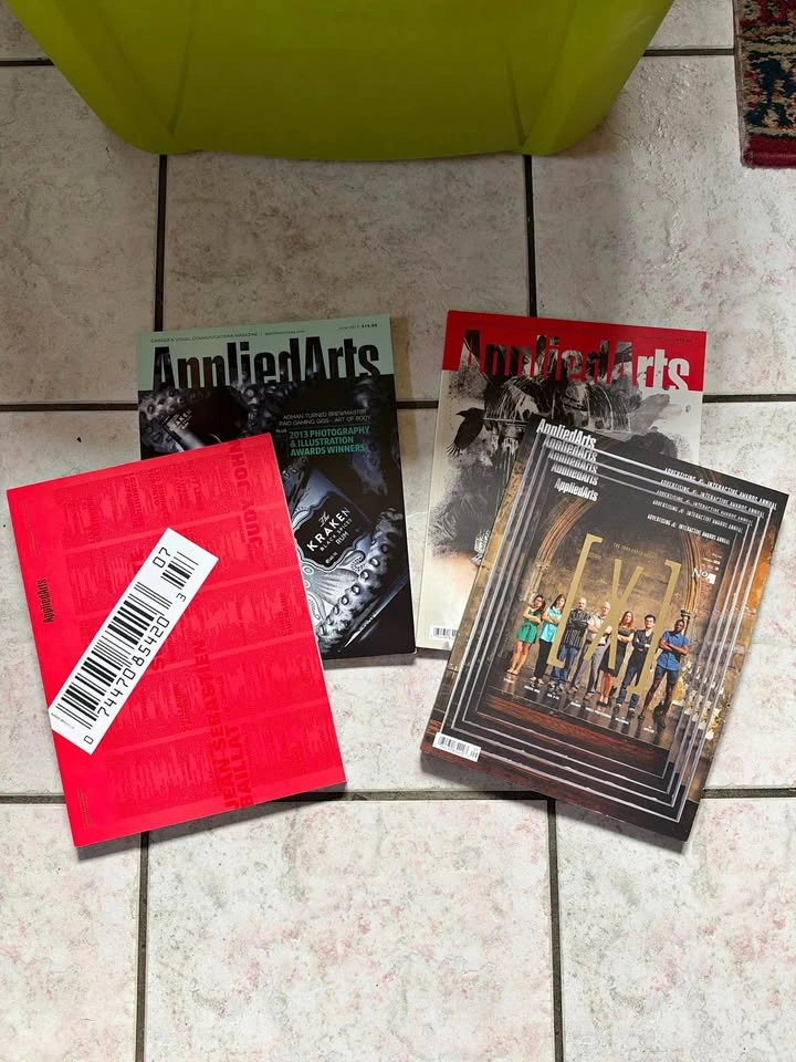 LOT of four Applied Arts Magazines