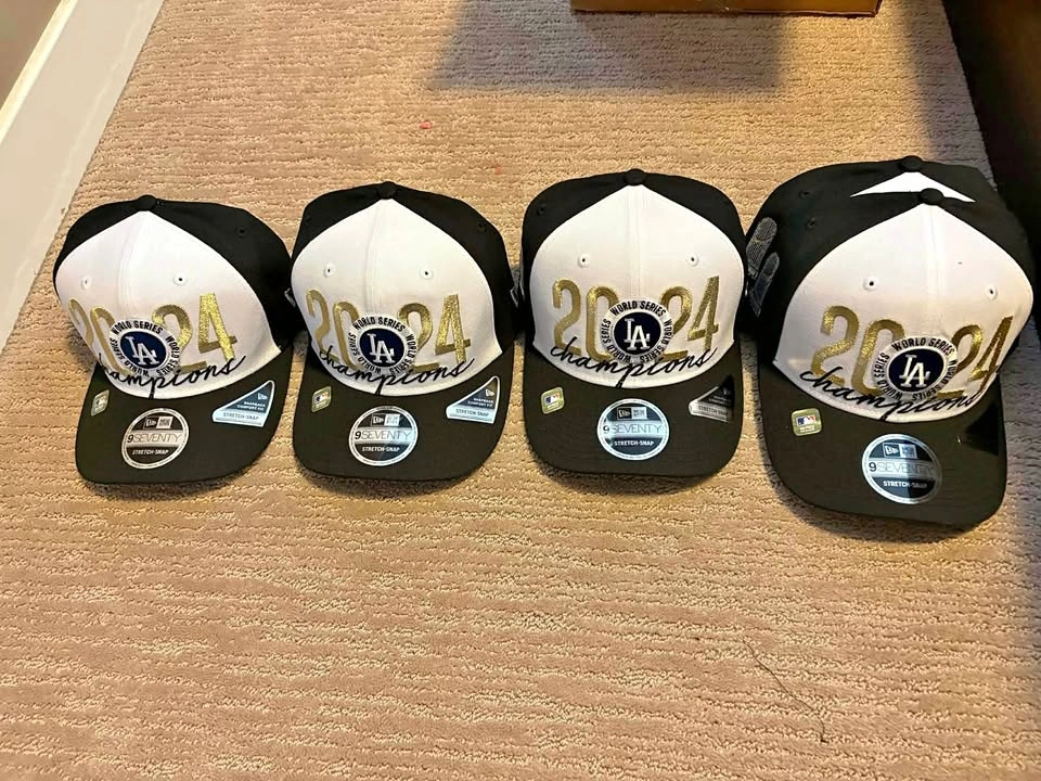 Brand New LA Dodgers Championship Hat and Shirt
