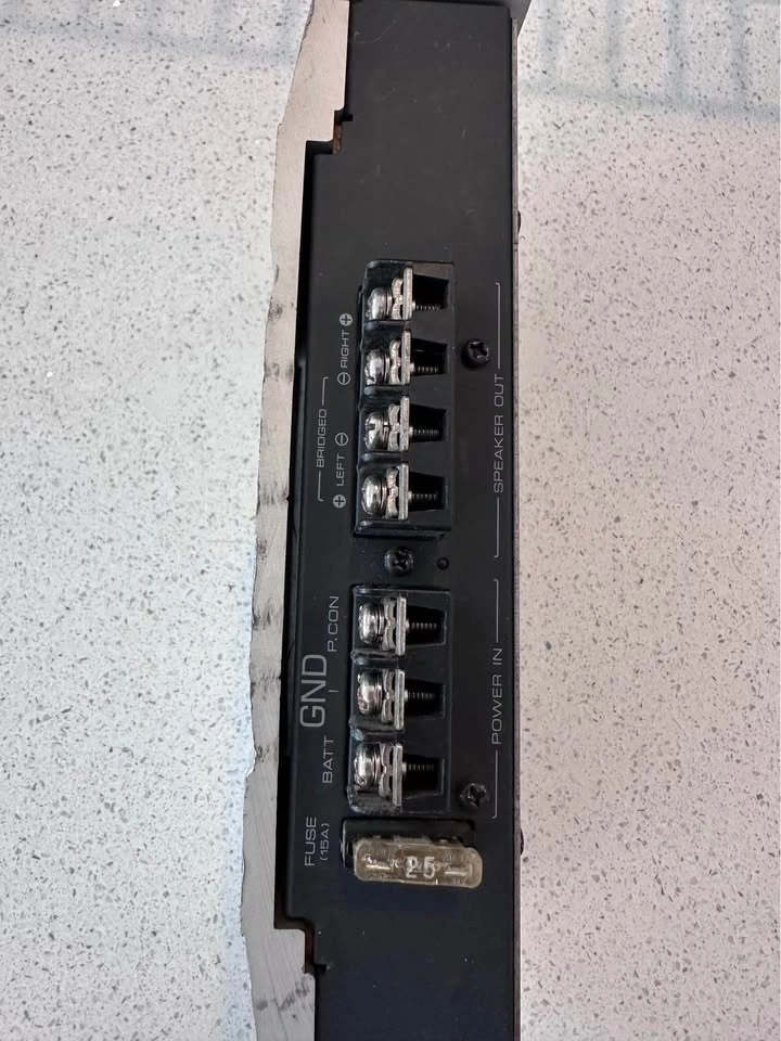 Kenwood 2 channel (or mono) amplifier for Car - photo 2
