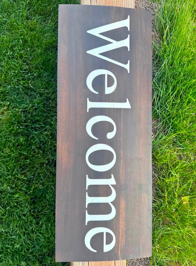 Wooden Welcome Sign - photo 2