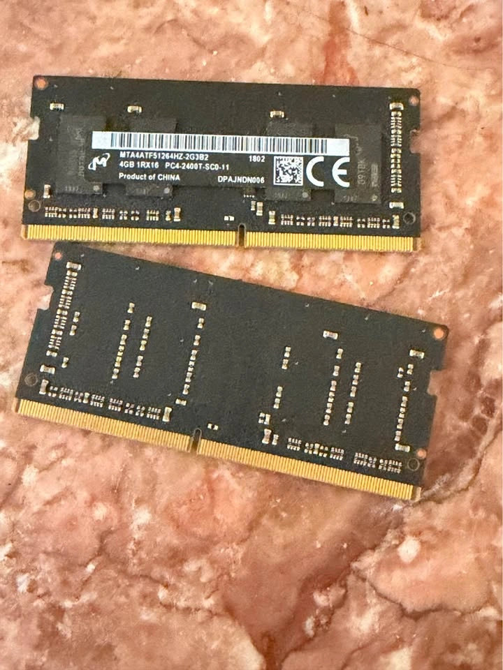 2x 4GB PC4-2400T RAM Sticks - photo 3