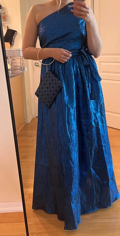 Blue evening gown - photo 2