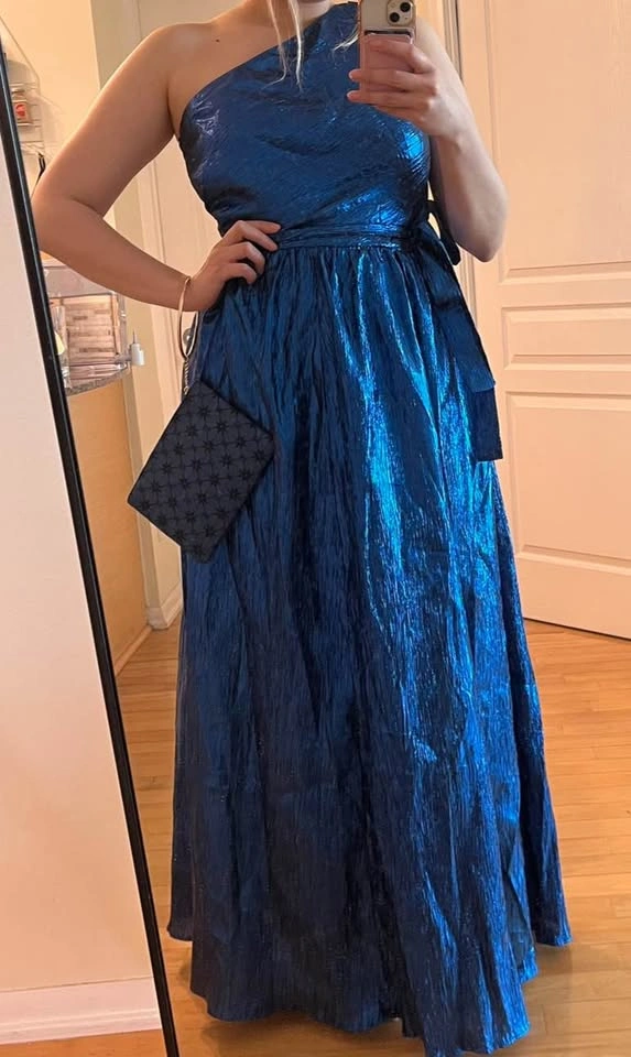 Blue evening gown - photo 3