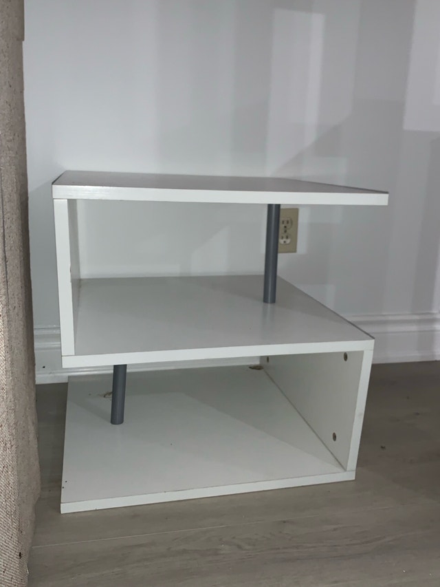 White Wooden Night Table - photo 4
