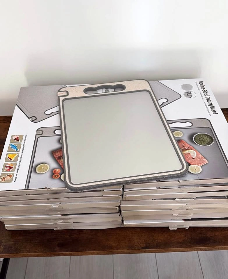 Premium Double Sided Stainless Cutting Board With Many Features