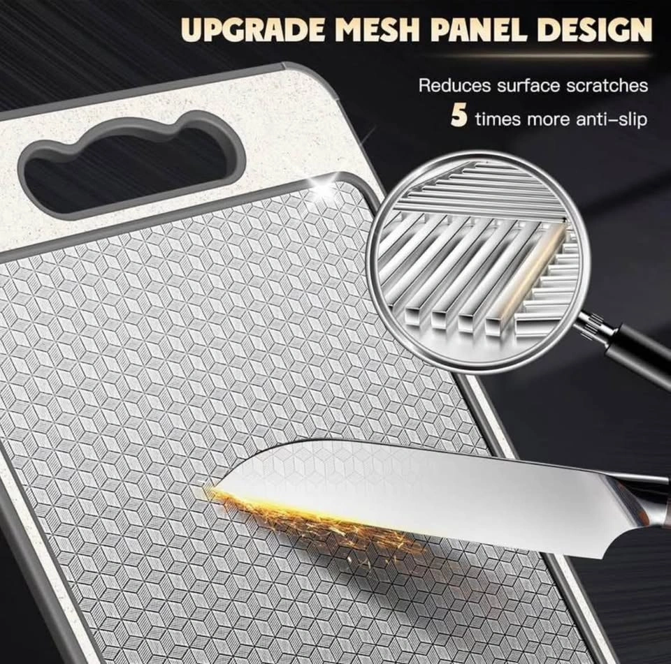 Premium Double Sided Stainless Cutting Board With Many Features - photo 4