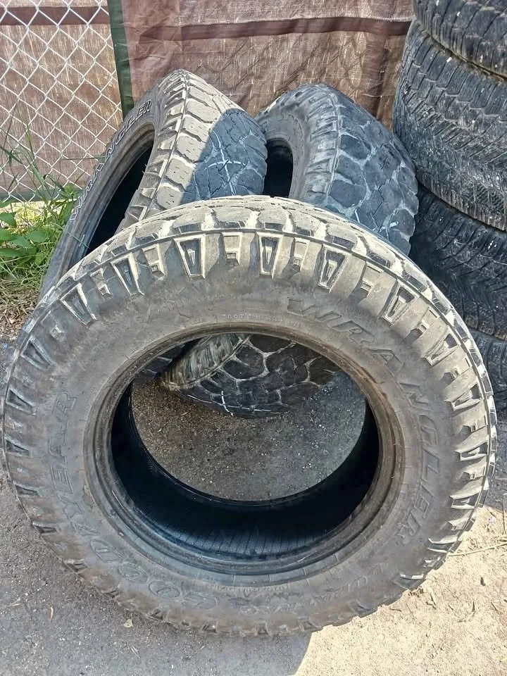 LT 245 75 r17 THREE GOODYEAR WRANGLER DURATRAC TIRES thumbnail