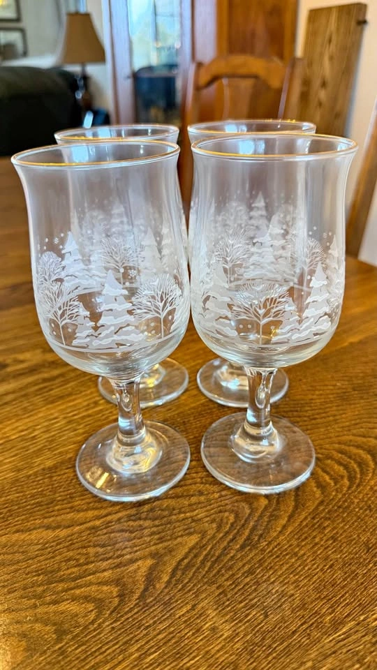 Winter Wine Glasses