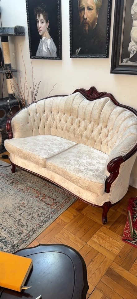 Vintage Loveseat couch + armchair (selling together or separatel - photo 2