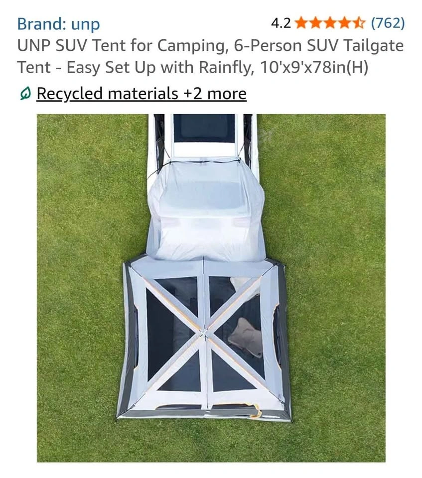 unp 6-Person SUV Tailgate Tent - photo 4