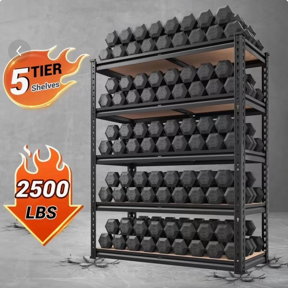 40” wide 5-Tier Heavy Duty Metal Garage Shelving Unit - photo 2