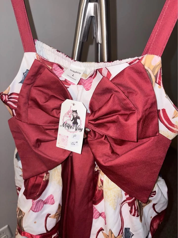 Red Lolita Style Cute Christmas Dress - photo 3