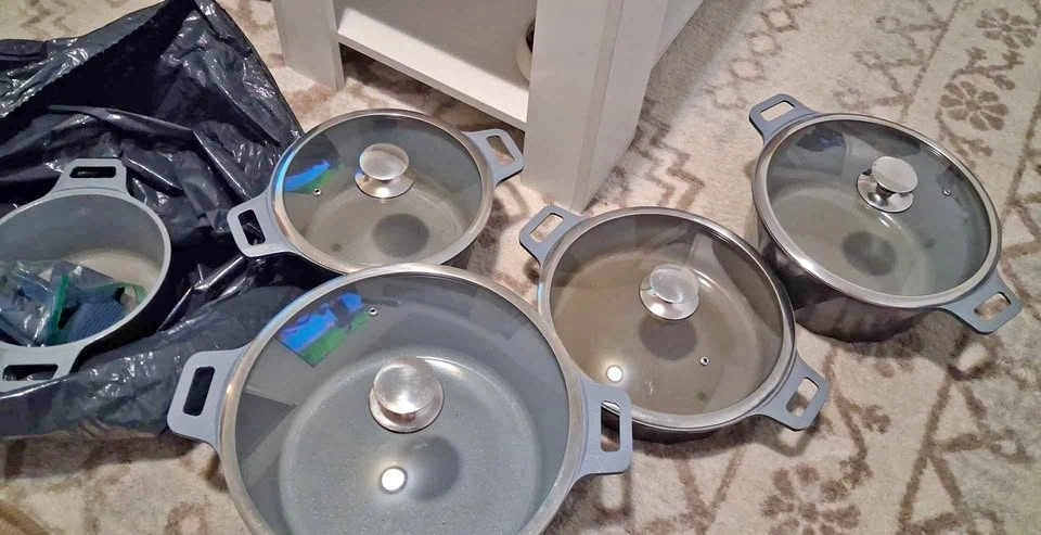 Imperial Collection 5-Piece Die-Cast Aluminium Cookware Set