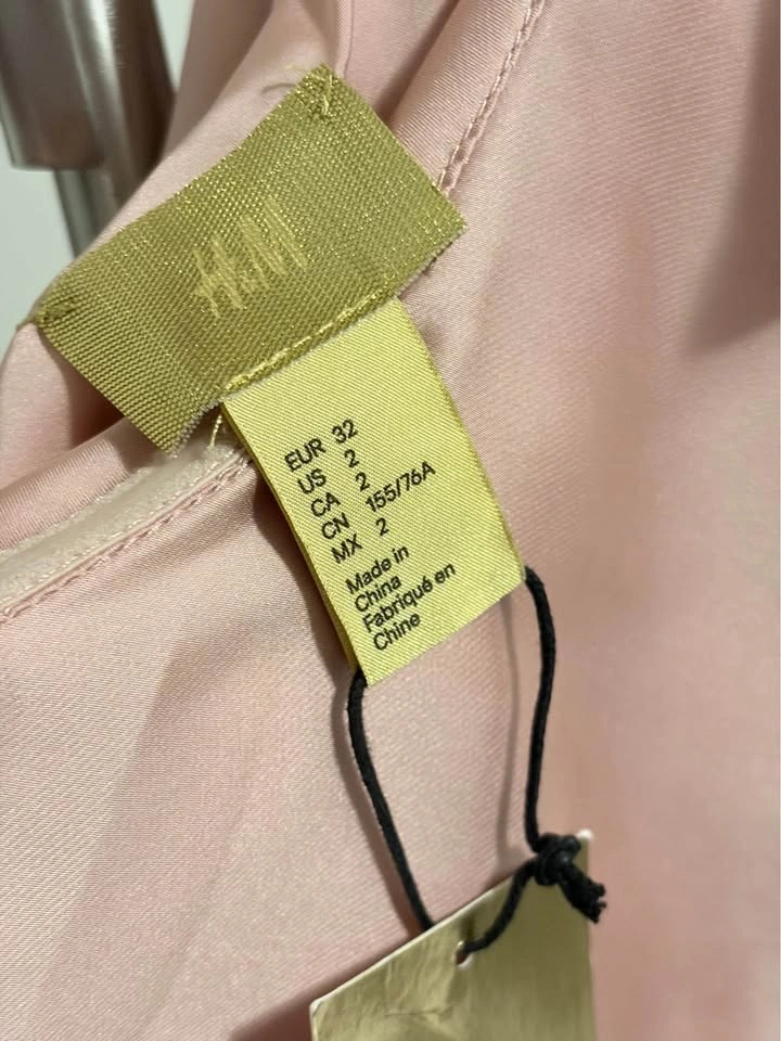Pink H&M Satin Top - photo 3