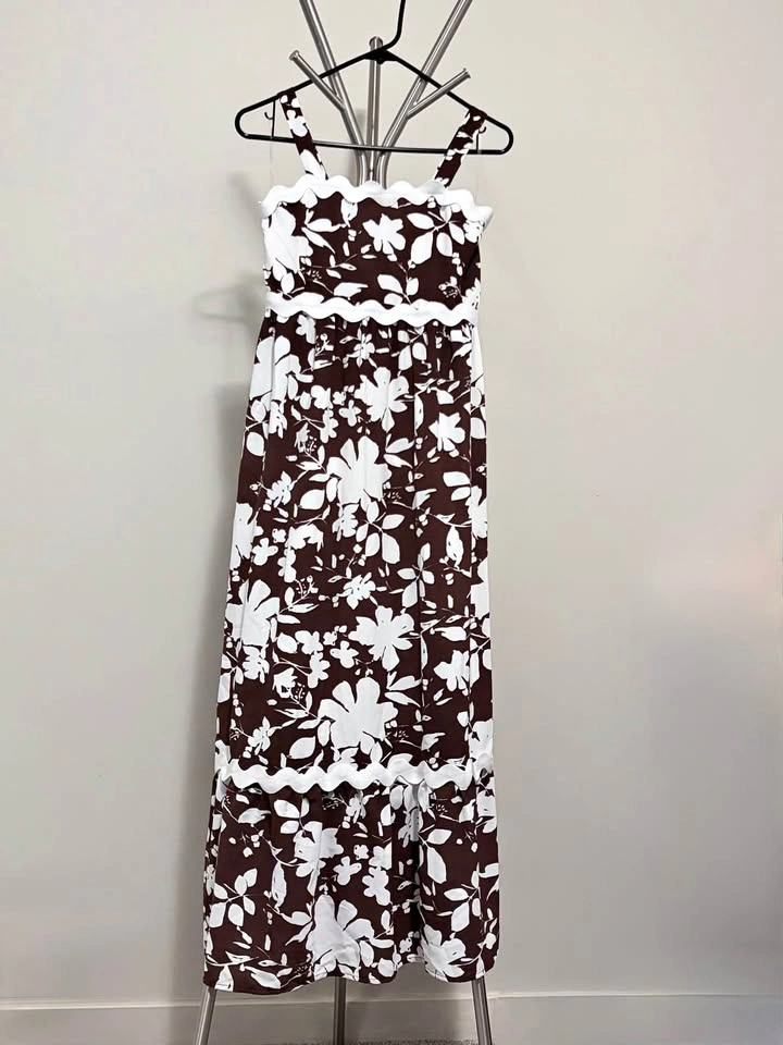 Brown Fall/Autumn Dress