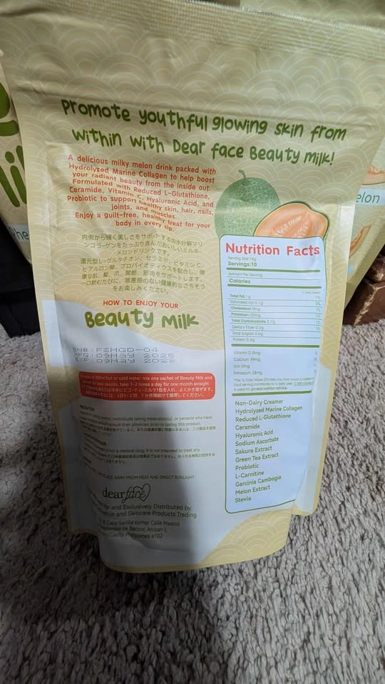 Dear Face Beauty Milk Premium Japanese Melon Collagen Drink - photo 3