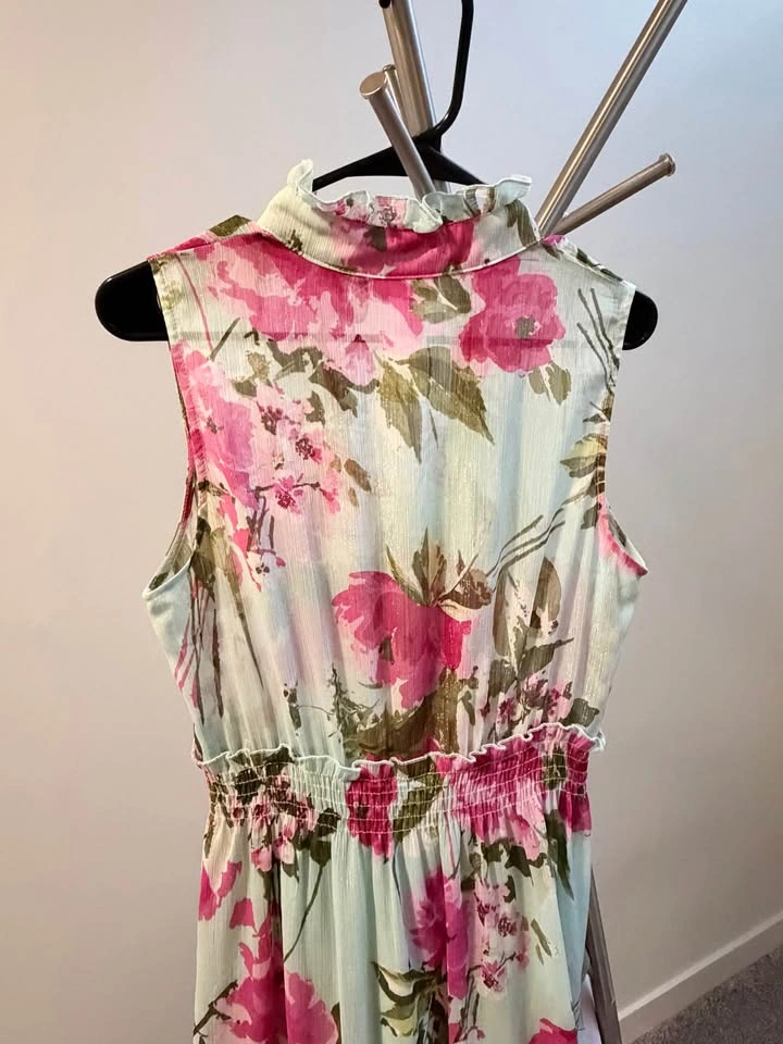 Long Floral Sparkly Dress - photo 2