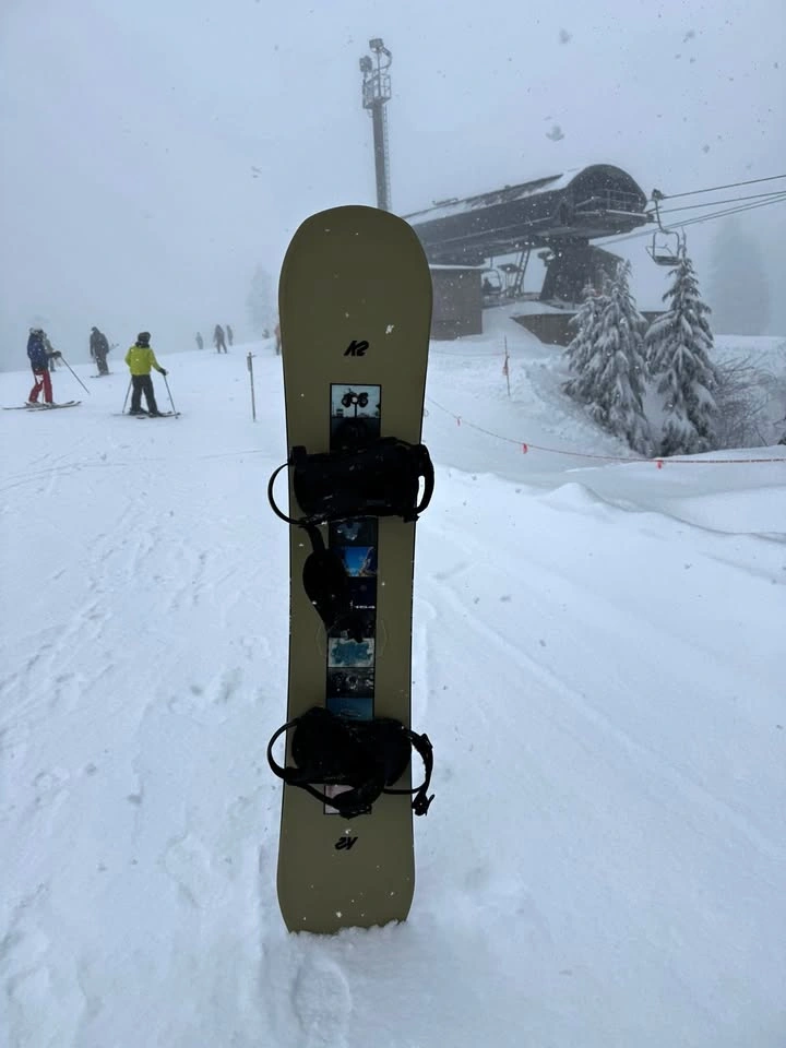 2025 K2 World Peace Snowboard (154cm) + Nitro Bindings