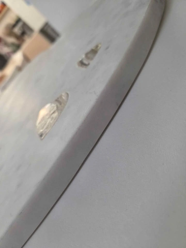 Decorative Marble Slab with Mother-of-Pearl Heart Detail - photo 3