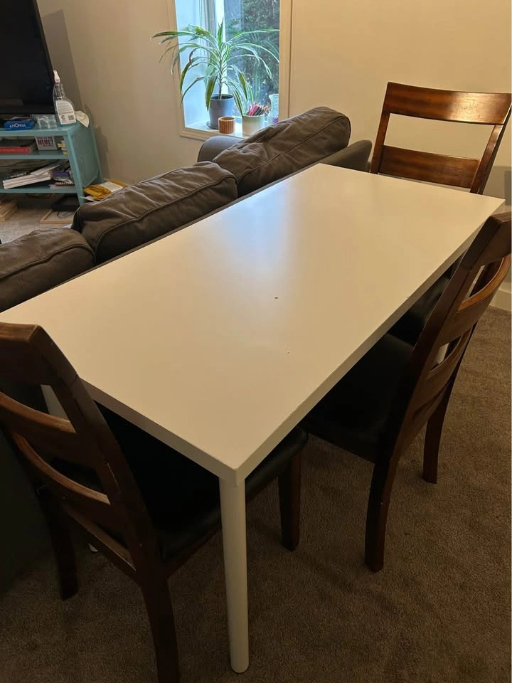 IKEA 4 person dining table or desk - photo 3
